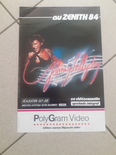 Johnny hallyday affiche promo - johnny,