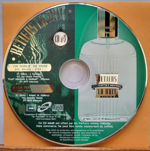 Johnny hallyday rare cd - -,